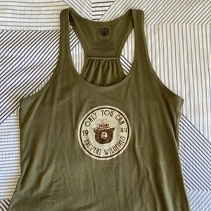 Smokey bear flowy tank